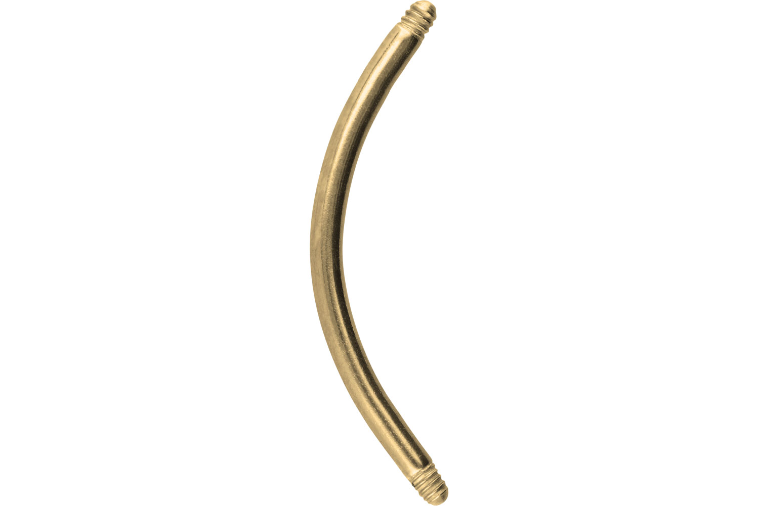 Chirurgenstahl Piercing Banane ohne Kugeln